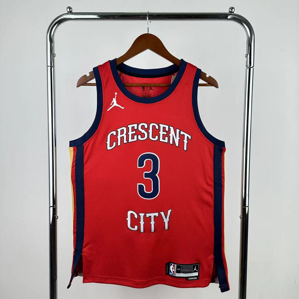 Maillot New Orleans Pelicans Statement Edition Crescent City - Rouge