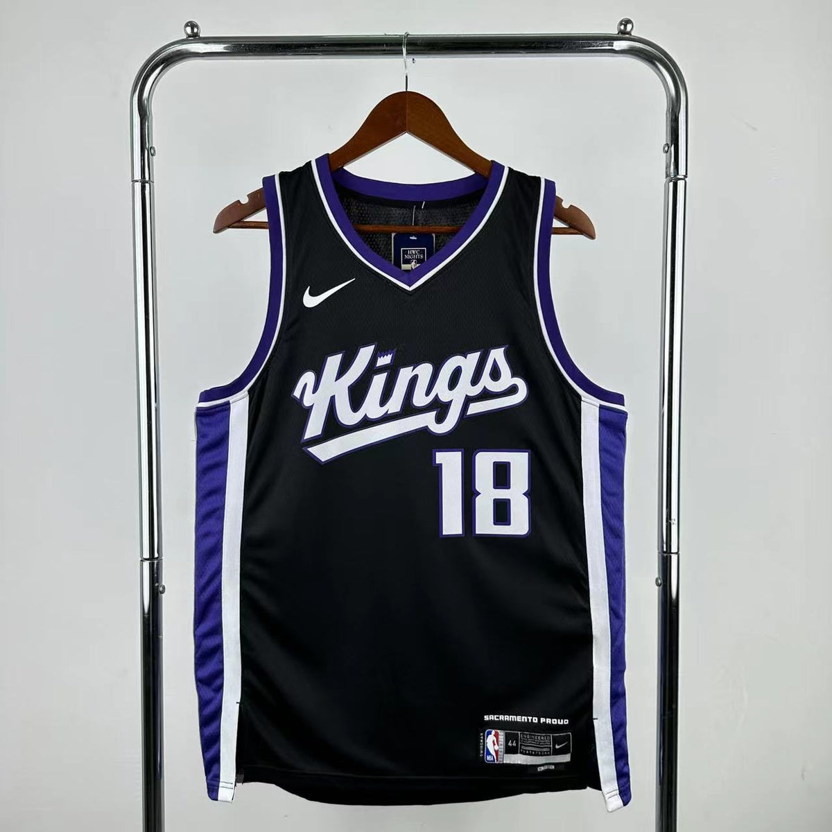 Maillot Sacramento Kings Icon Edition - Noir