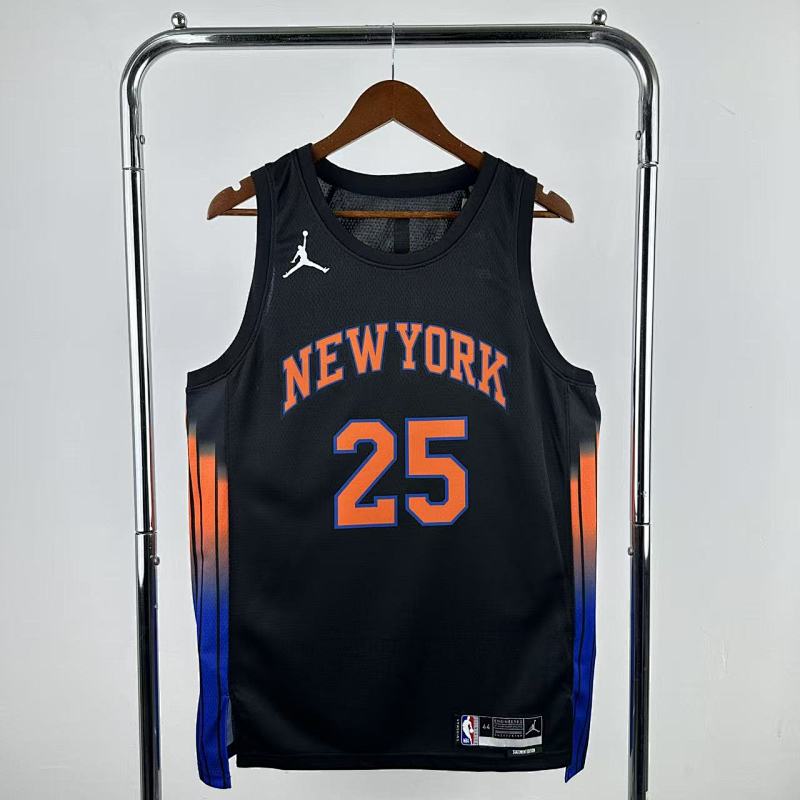 Maillot New York Knicks Statement Edition 2025-26 - Noir