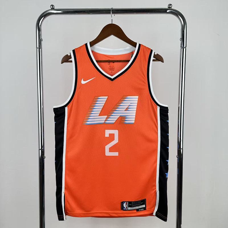 Maillot Los Angeles Clippers City Edition 2025-26 Brave New Beginning - Orange