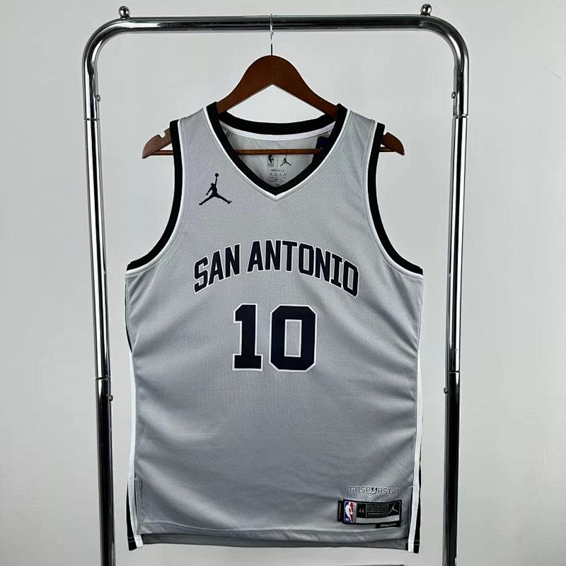 Maillot San Antonio Spurs Statement Edition 2025-26 - Argent