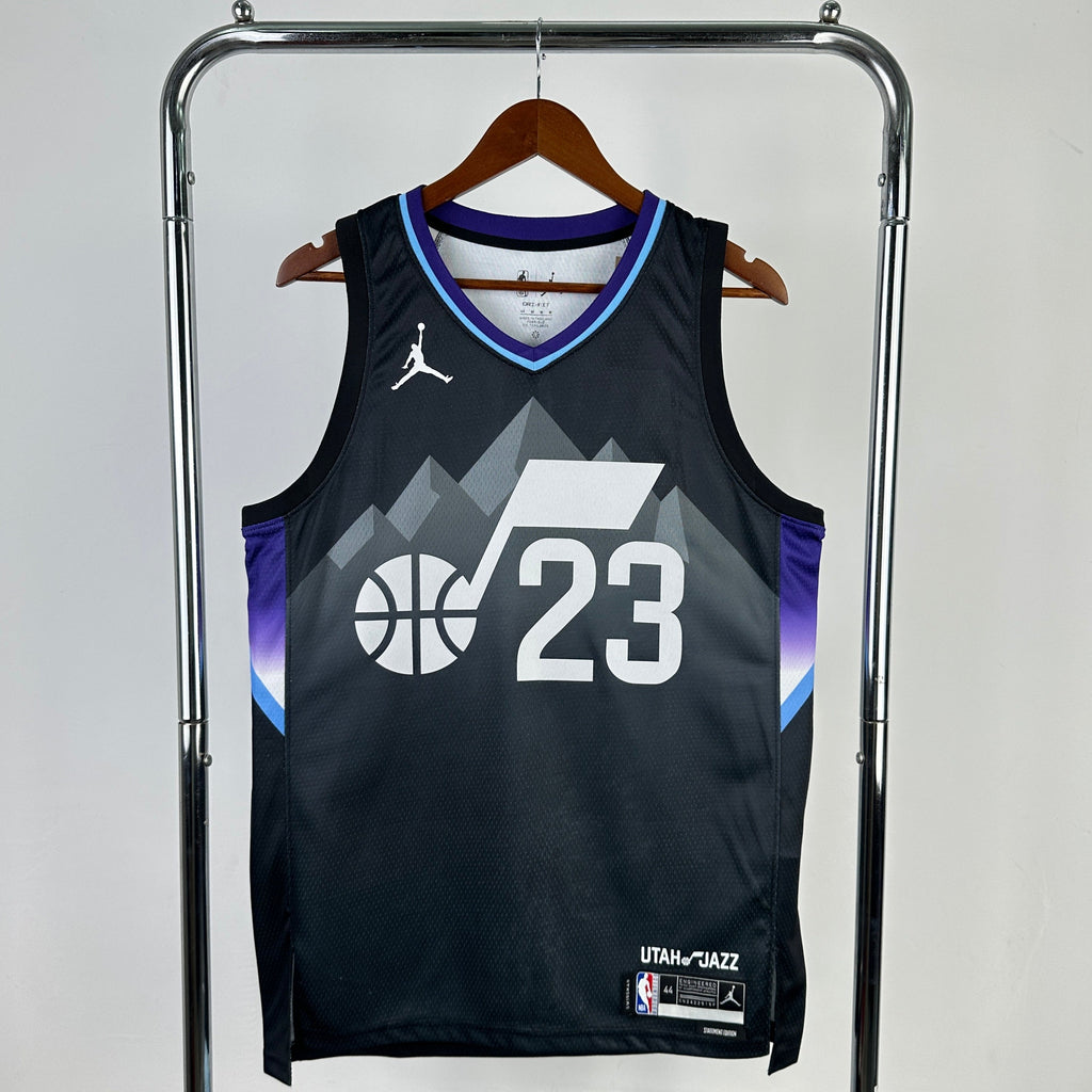 Maillot Utah Jazz Statement Edition Mountain Basketball - Noir