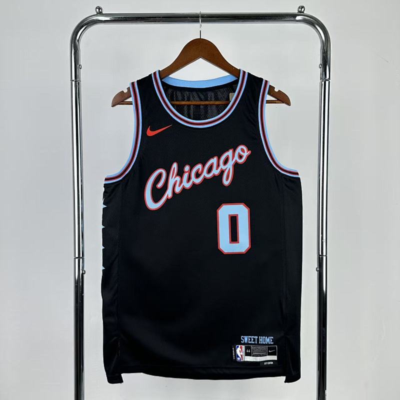 Maillot Chicago Bulls City Edition 2025-26 - Noir