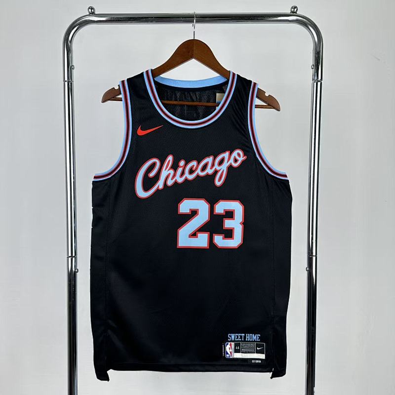 Maillot Chicago Bulls City Edition 2025-26 - Noir