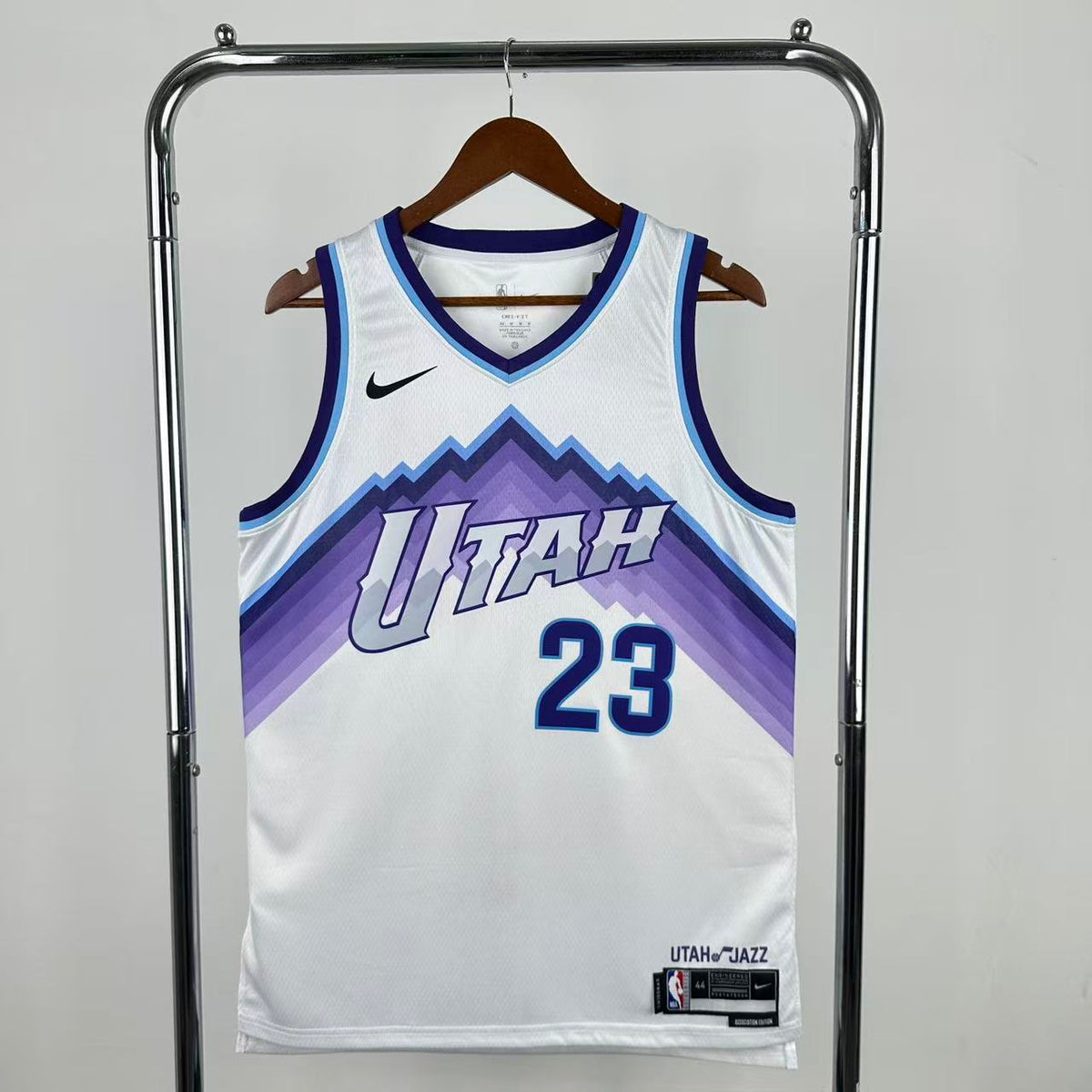 Maillot Utah Jazz Association Edition 2025-26 Mountain Basketball - Blanc