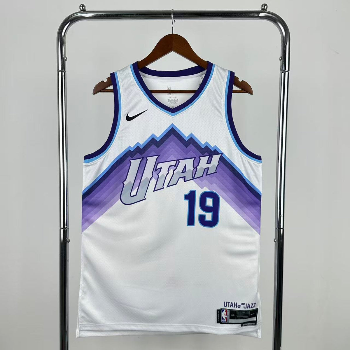 Maillot Utah Jazz Association Edition 2025-26 Mountain Basketball - Blanc