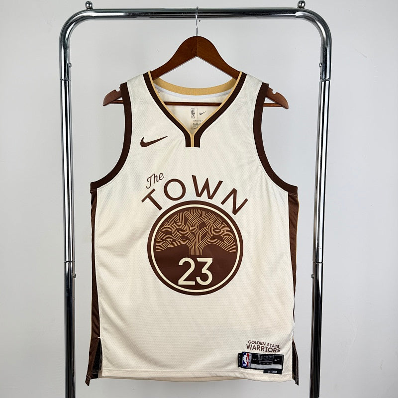 Maillot Golden State Warriors City Edition 2025-26 The Town - Creme