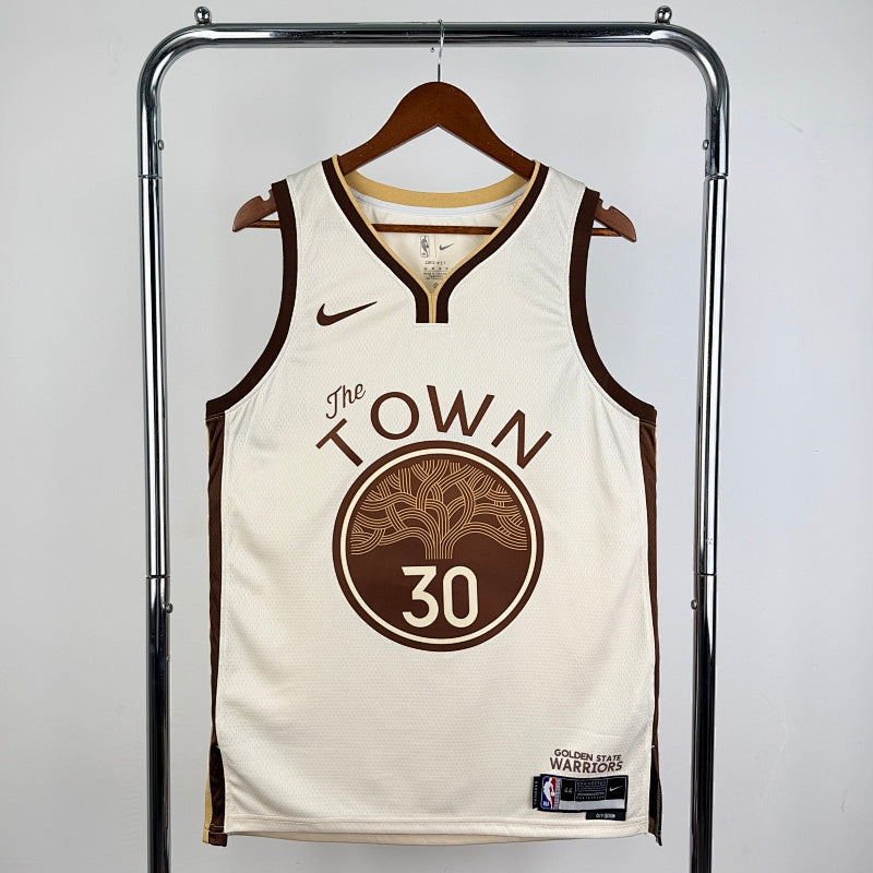 Maillot Golden State Warriors City Edition 2025-26 The Town - Creme