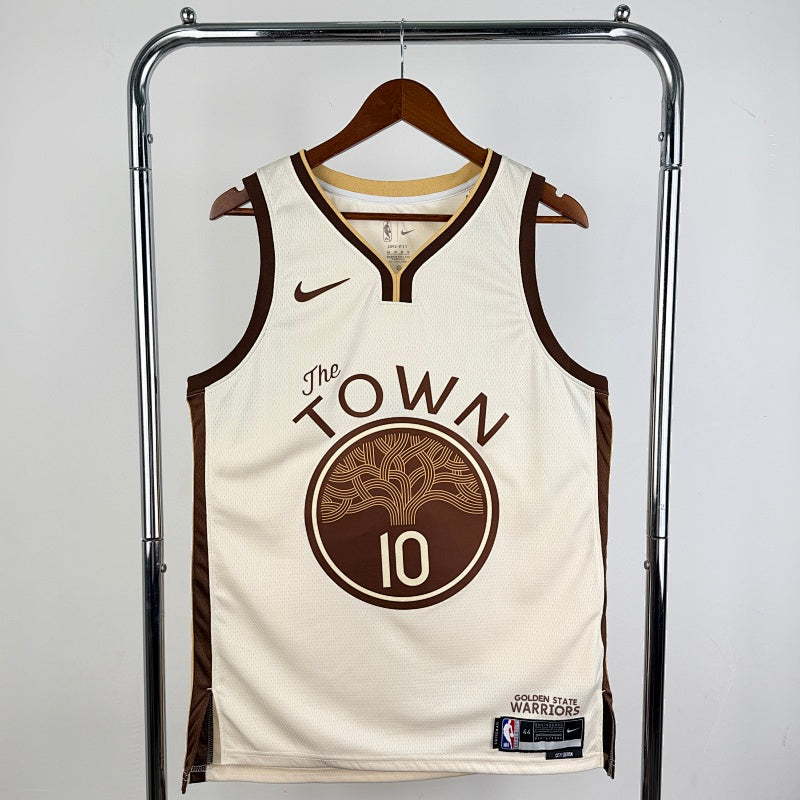 Maillot Golden State Warriors City Edition 2025-26 The Town - Creme