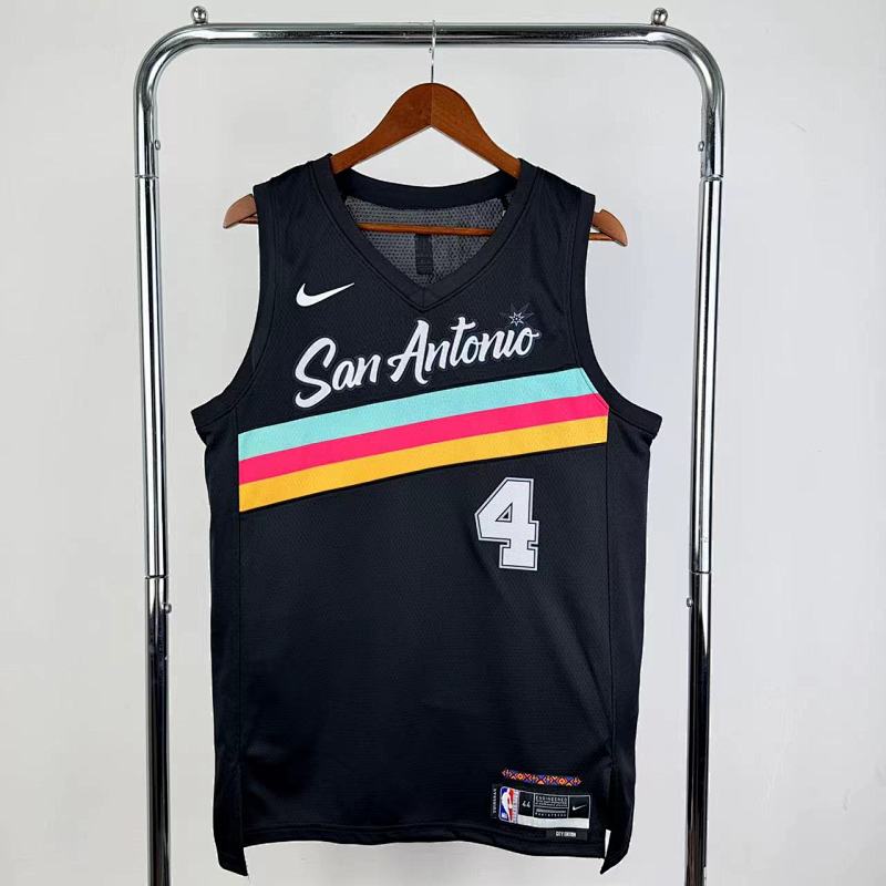 Maillot San Antonio Spurs City Edition 2025-26 Fiesta - Noir