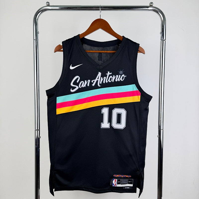 Maillot San Antonio Spurs City Edition 2025-26 Fiesta - Noir