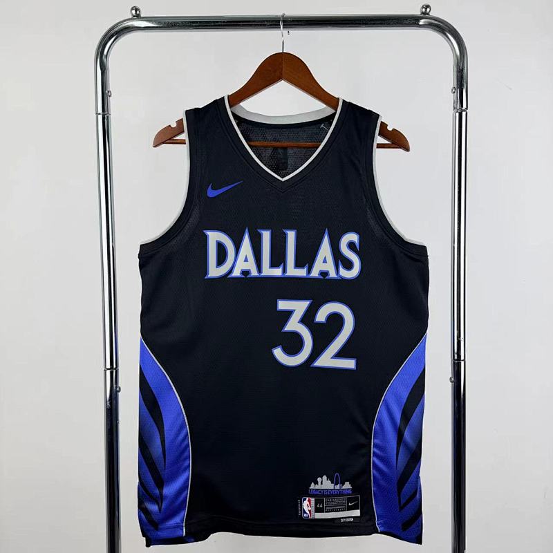 Maillot Dallas Mavericks City Edition 2025-26 - Noir
