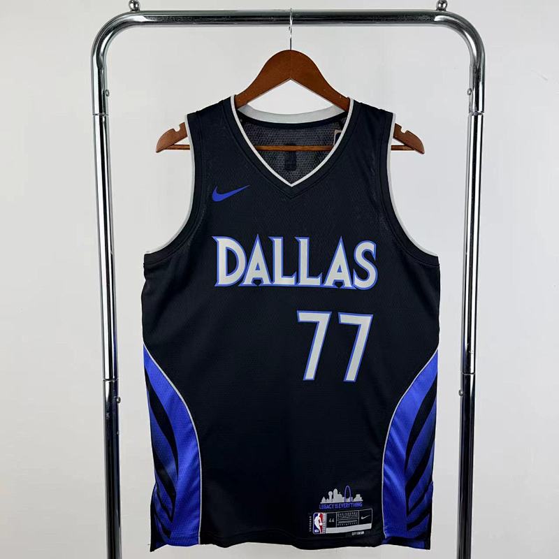 Maillot Dallas Mavericks City Edition 2025-26 - Noir