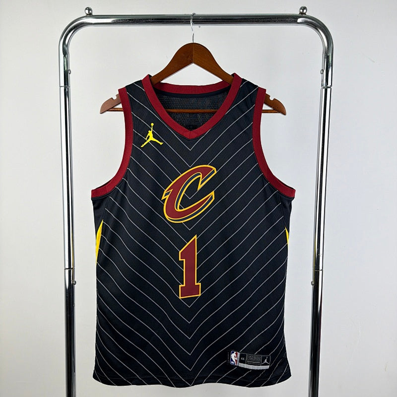 Maillot Cleveland Cavaliers Statement Edition a rayures - Noir