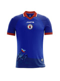 Maillot Haïti 2026 domicile bleu, vue de face