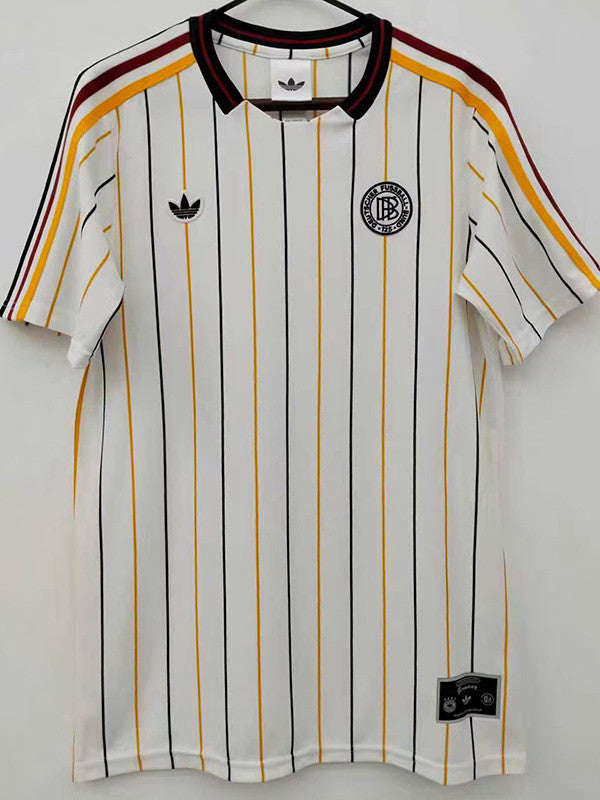 Maillot Allemagne 26-27 Casual Edition blanc à rayures