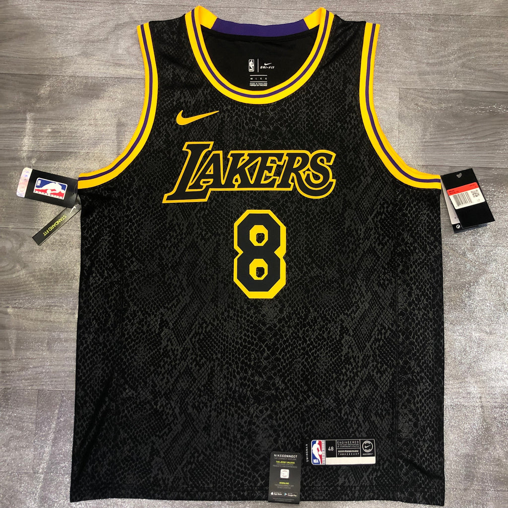 Maillot Los Angeles Lakers City Edition Black Mamba - Noir et or