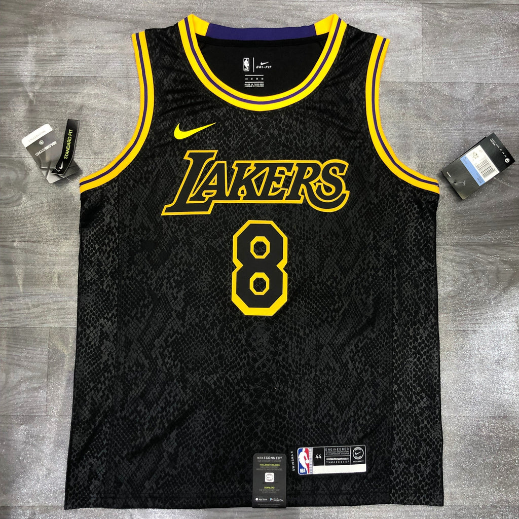 Maillot Los Angeles Lakers City Edition Black Mamba - Noir et or
