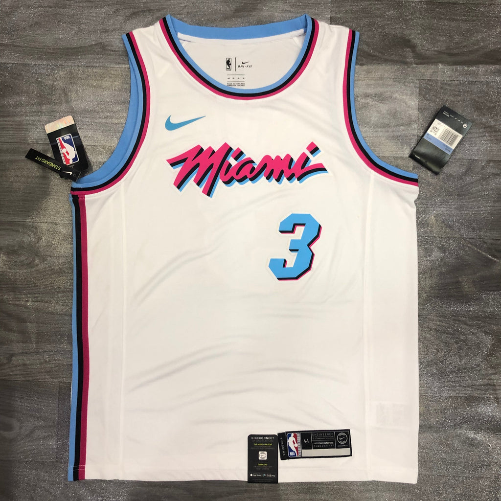 Maillot Miami Heat City Edition 2017-18 Vice - Blanc