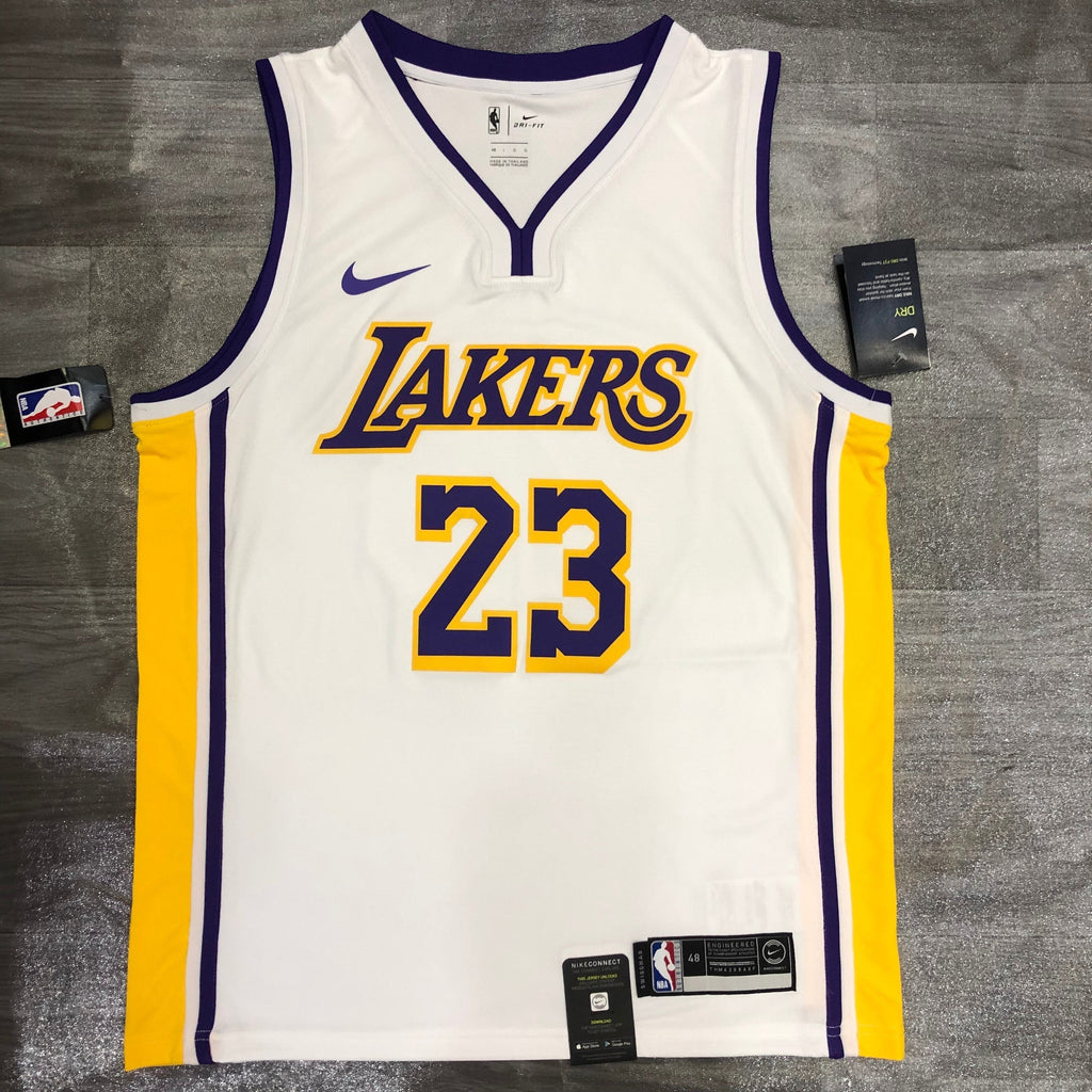 Maillot Los Angeles Lakers Association Edition Col V - Blanc