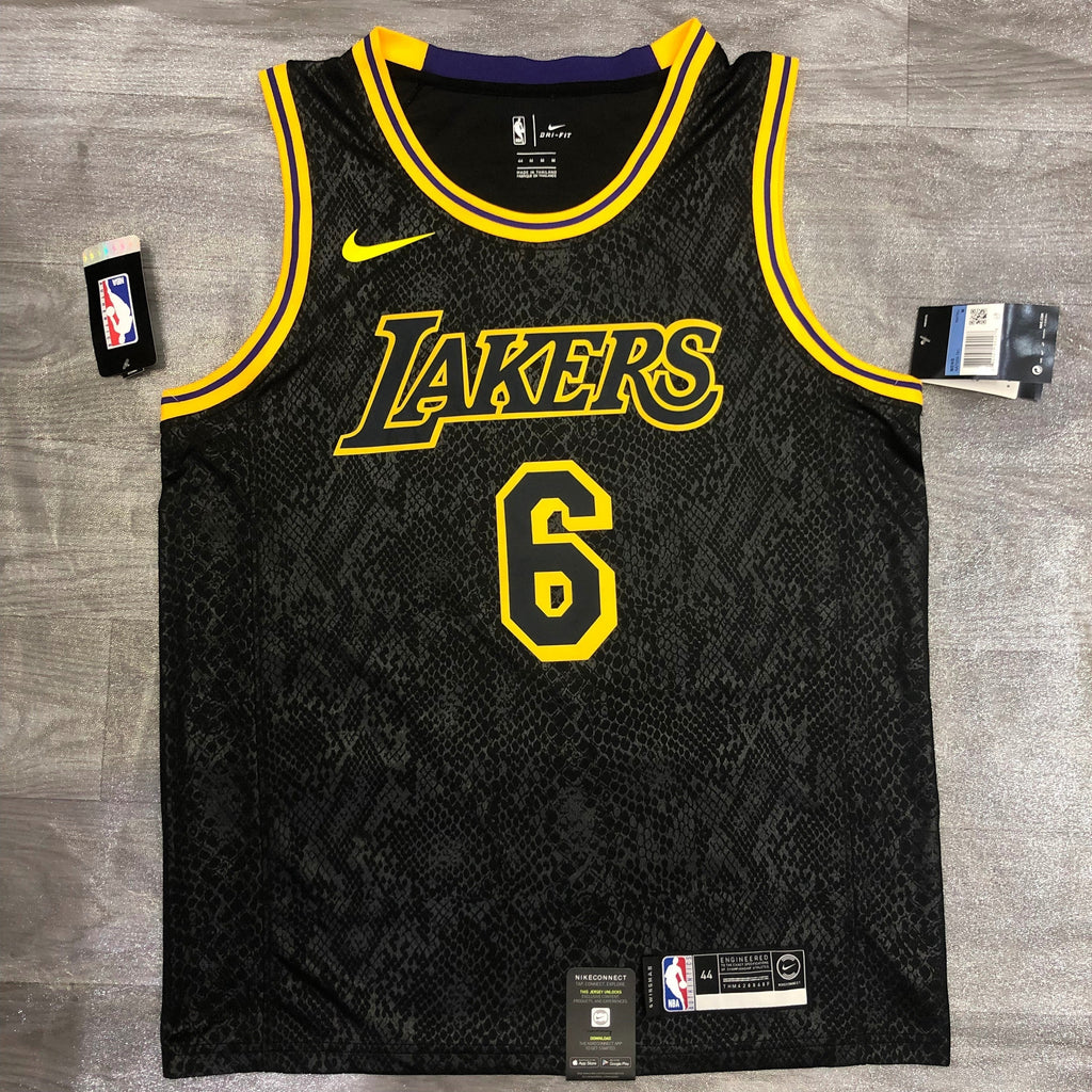 Maillot Los Angeles Lakers City Edition Black Mamba - Noir et or