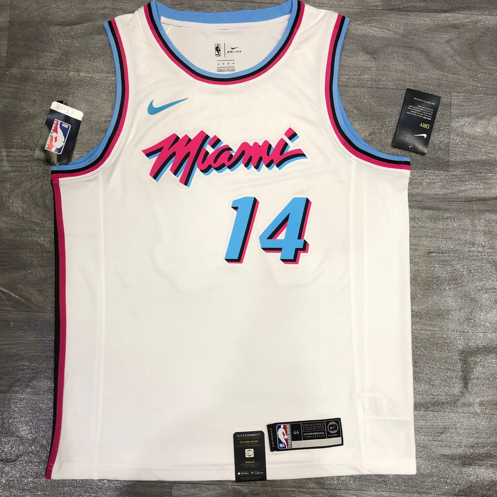 Maillot Miami Heat City Edition 2017-18 Vice - Blanc
