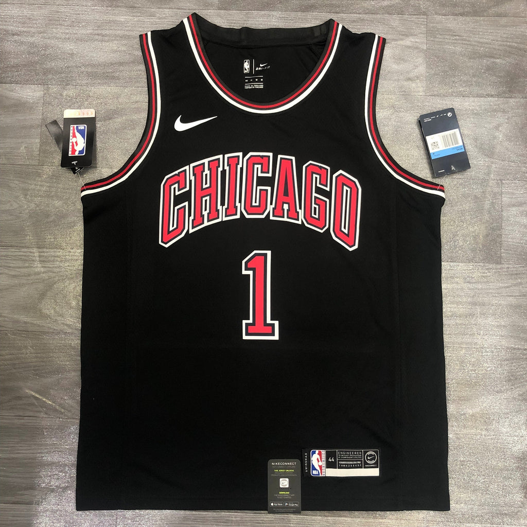 Maillot Chicago Bulls Statement Edition Retro - Noir