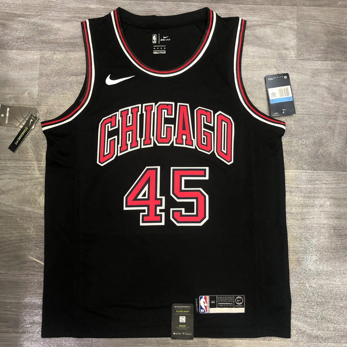 Maillot Chicago Bulls Statement Edition Retro - Noir