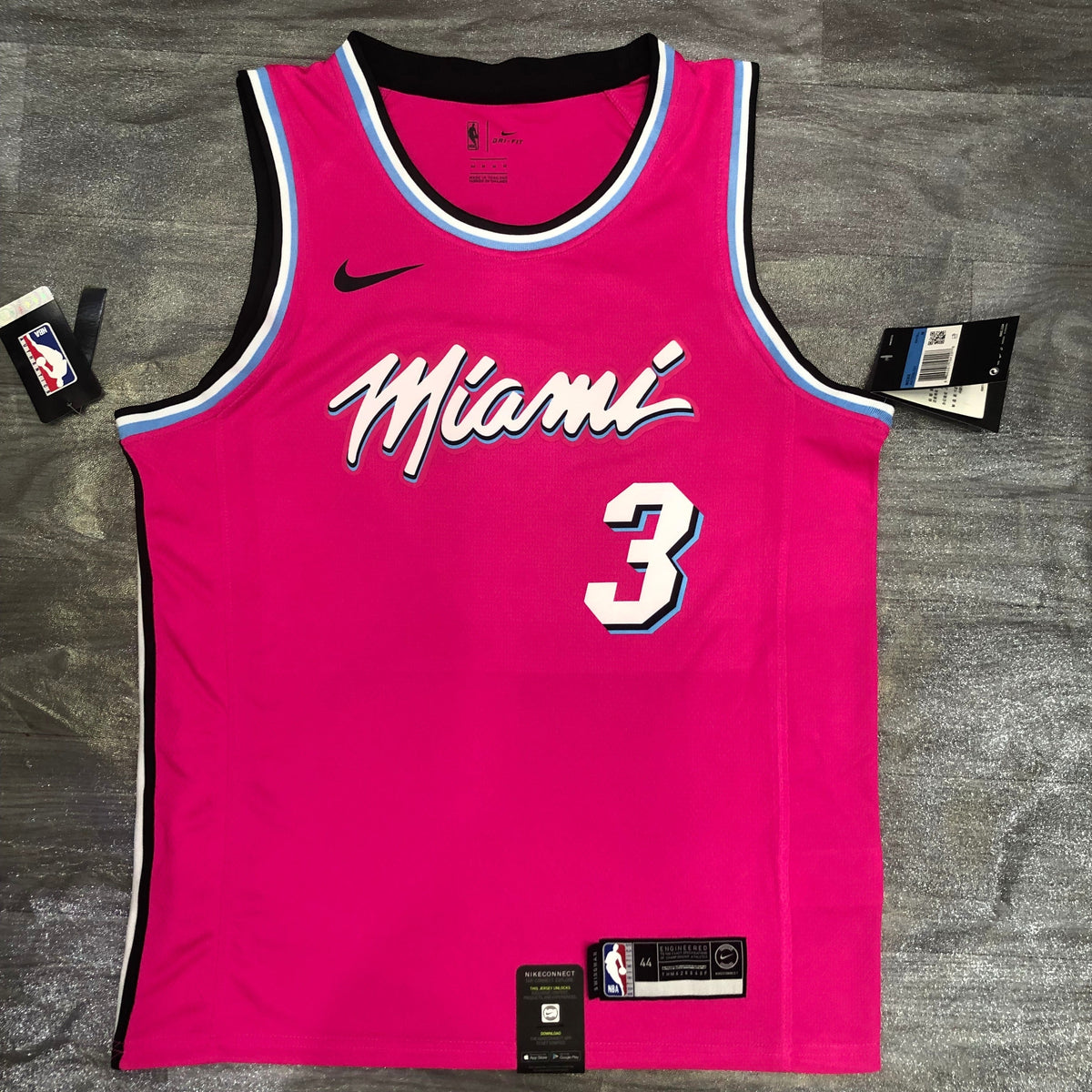 Maillot Miami Heat Earned Edition 2018-19 Sunset Vice - Rose