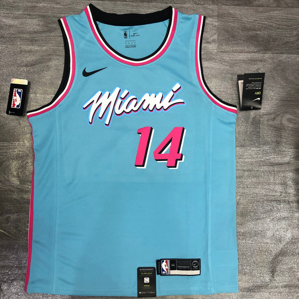 Maillot Miami Heat City Edition 2019-20 Vice Wave - Bleu