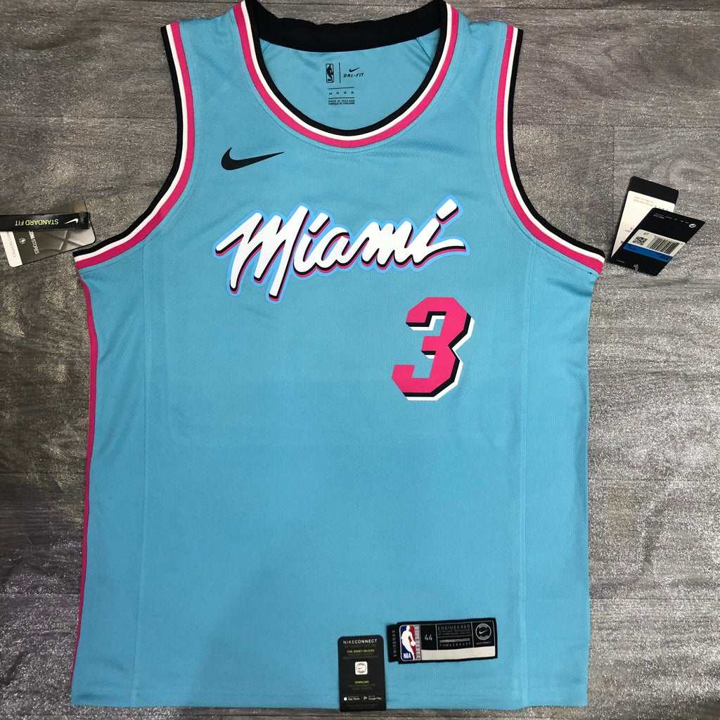 Maillot Miami Heat City Edition 2019-20 Vice Wave - Bleu