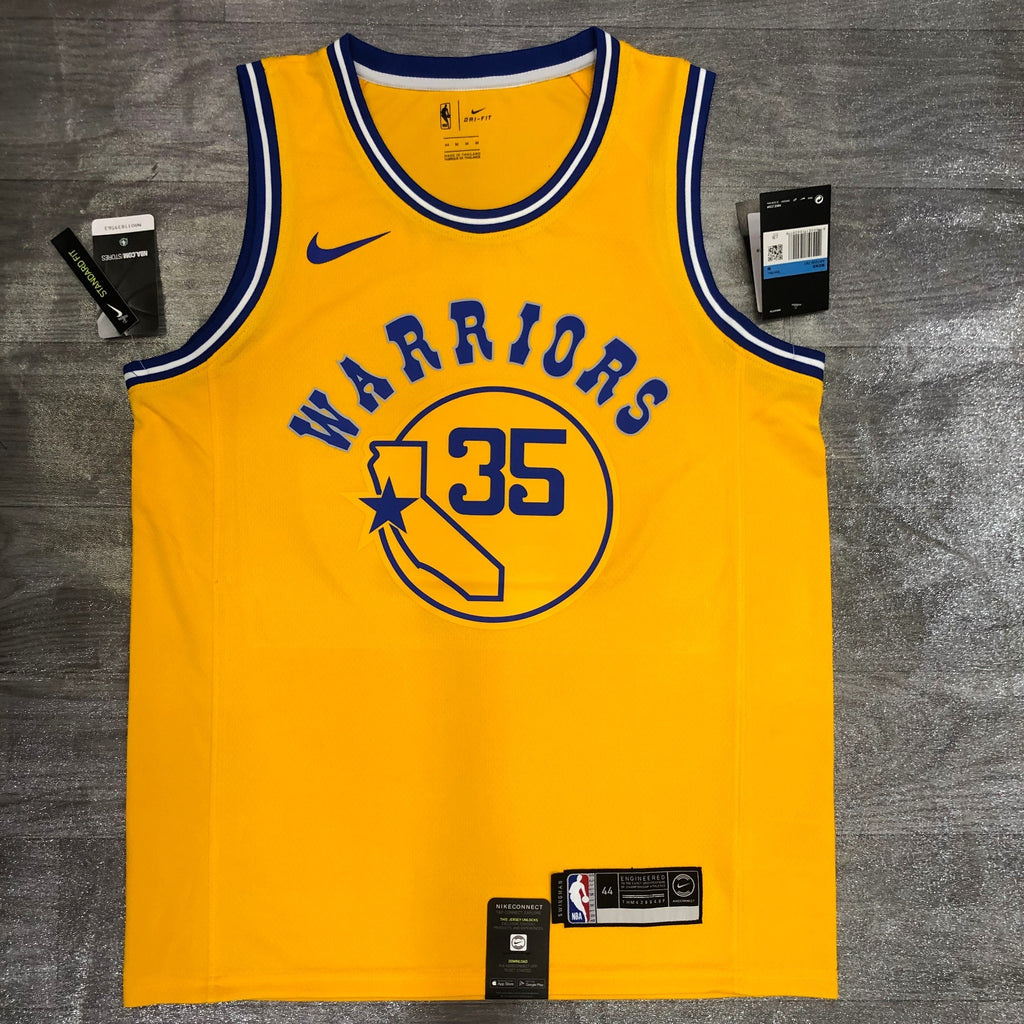 Maillot Golden State Warriors Hardwood Classics California - Jaune