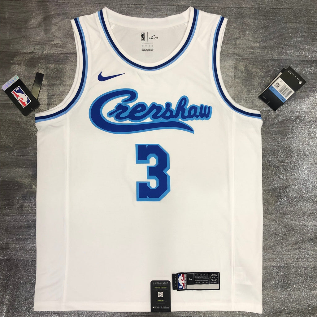 Maillot Los Angeles Lakers Edition Crenshaw - Blanc et bleu