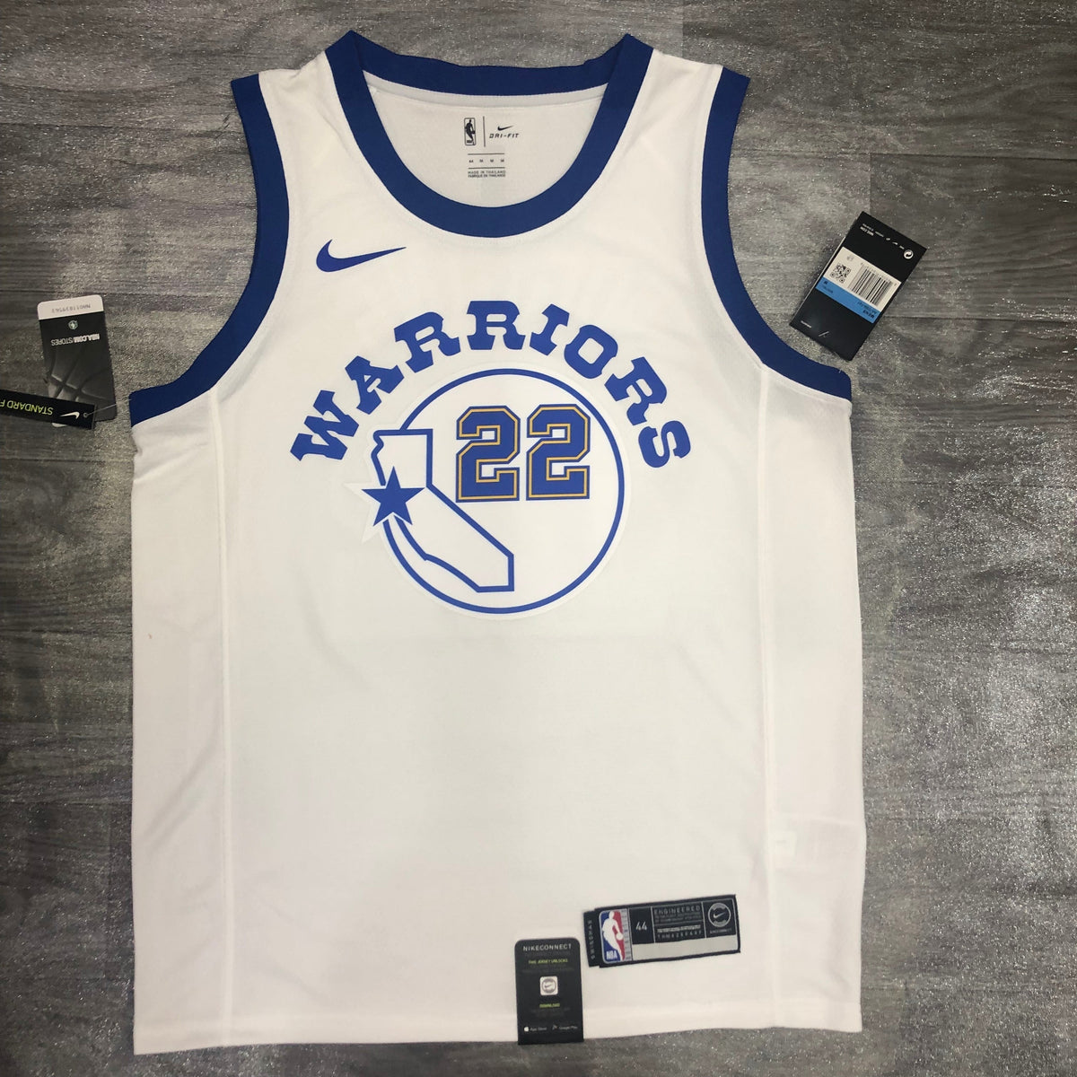 Maillot Golden State Warriors Hardwood Classics California - Blanc