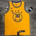 Maillot Golden State Warriors Hardwood Classics The City - Jaune
