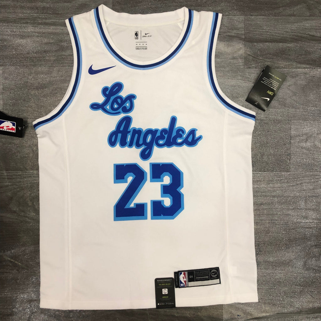 Maillot Los Angeles Lakers Edition Los Angeles - Blanc et bleu