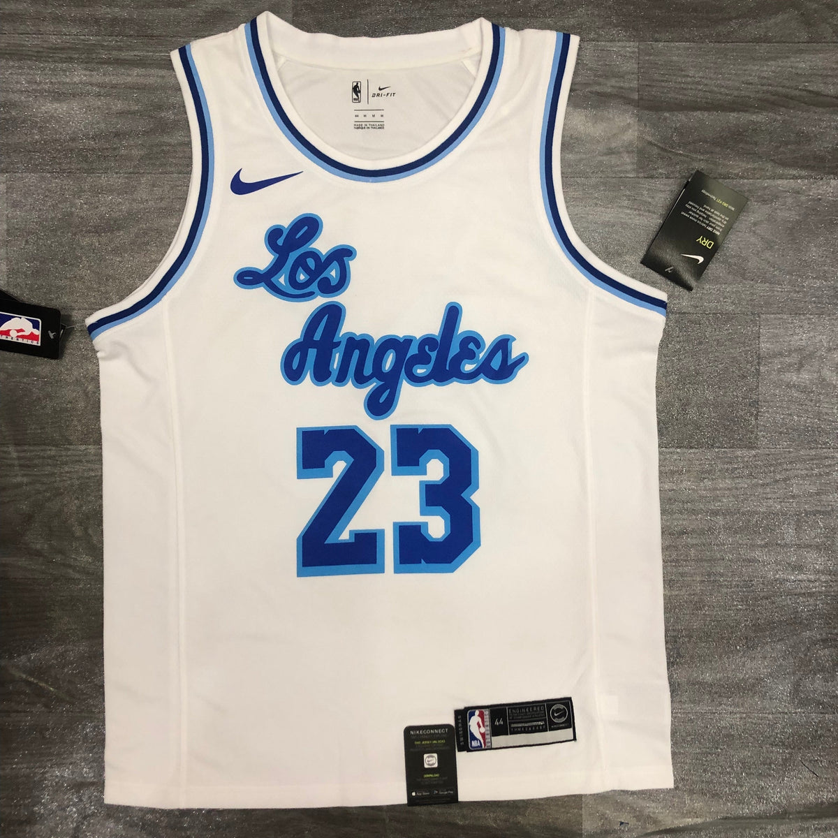Maillot Los Angeles Lakers Edition Los Angeles - Blanc et bleu