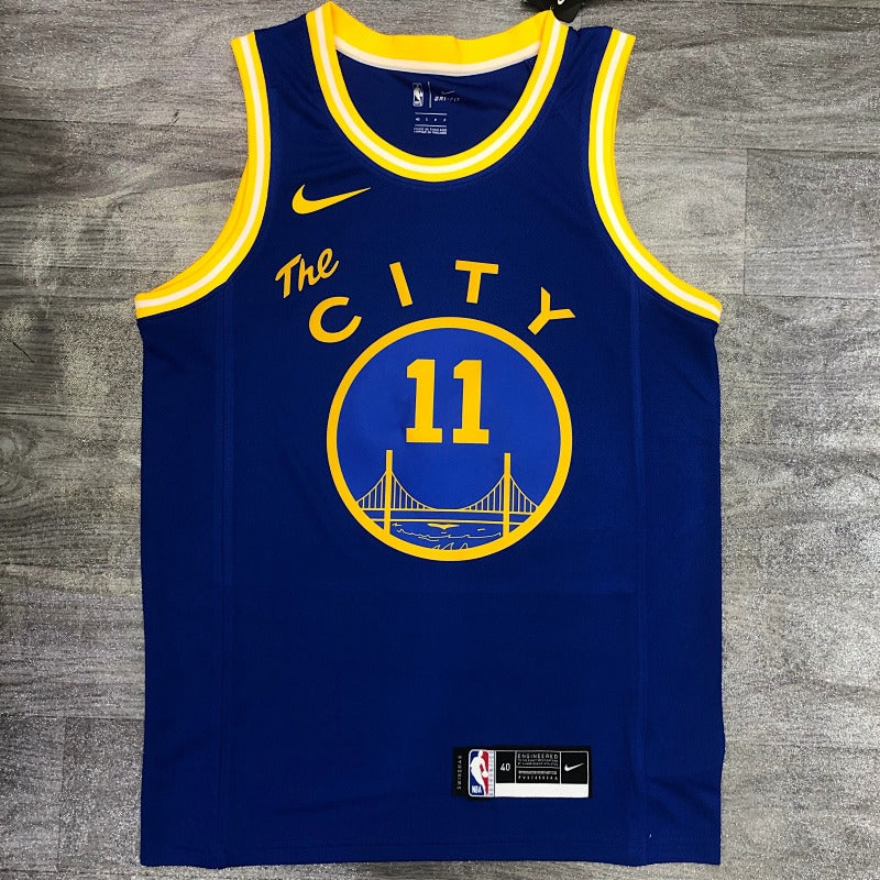 Maillot Golden State Warriors Hardwood Classics The City - Bleu