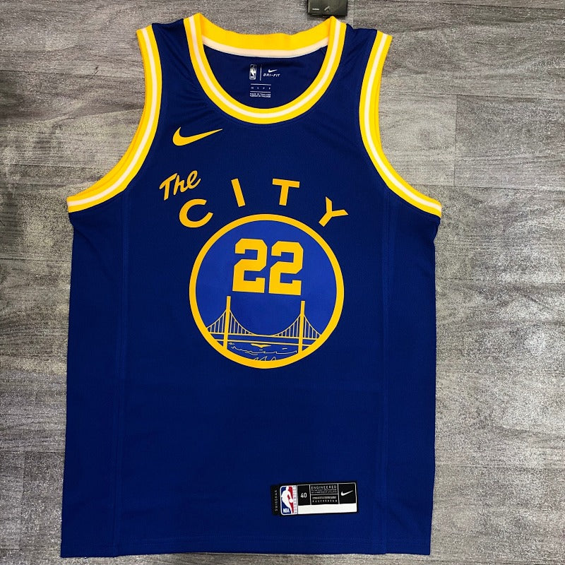 Maillot Golden State Warriors Hardwood Classics The City - Bleu