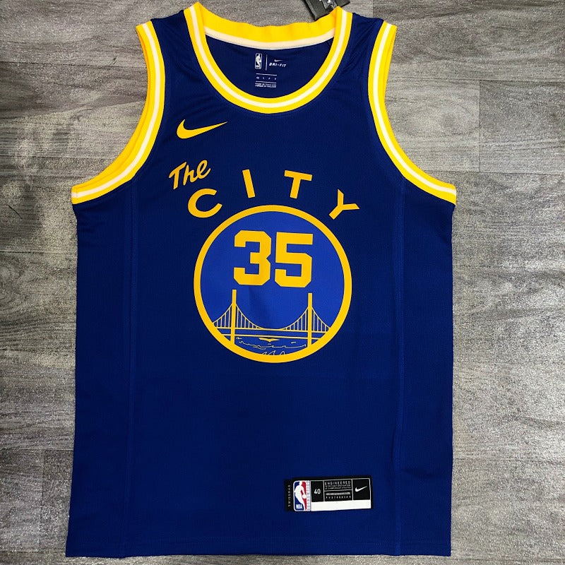 Maillot Golden State Warriors Hardwood Classics The City - Bleu