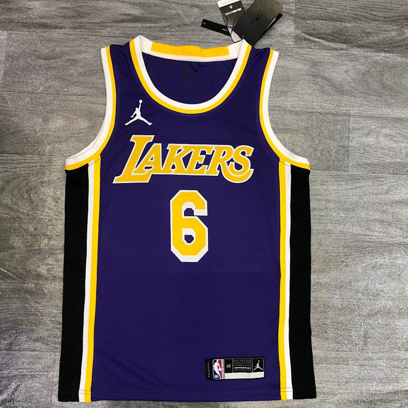 Maillot Los Angeles Lakers Statement Edition 2020-21 - Violet et or
