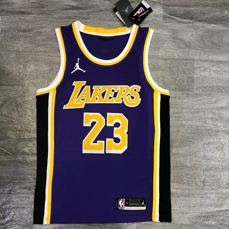 Maillot Los Angeles Lakers Statement Edition 2020-21 - Violet et or