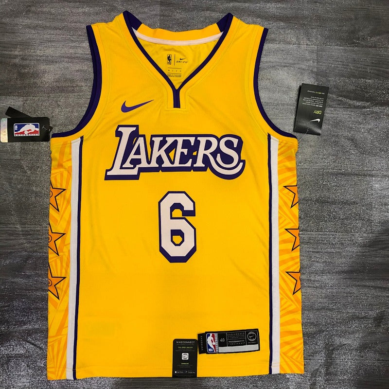 Maillot Los Angeles Lakers City Edition 2019-20 Shaquille O'Neal - Or