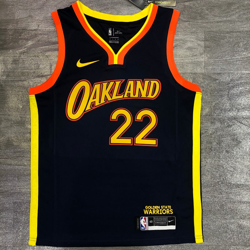 Maillot Golden State Warriors City Edition 2020-21 Oakland Forever - Bleu marine