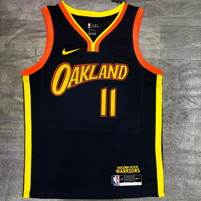 Maillot Golden State Warriors City Edition 2020-21 Oakland Forever - Bleu marine