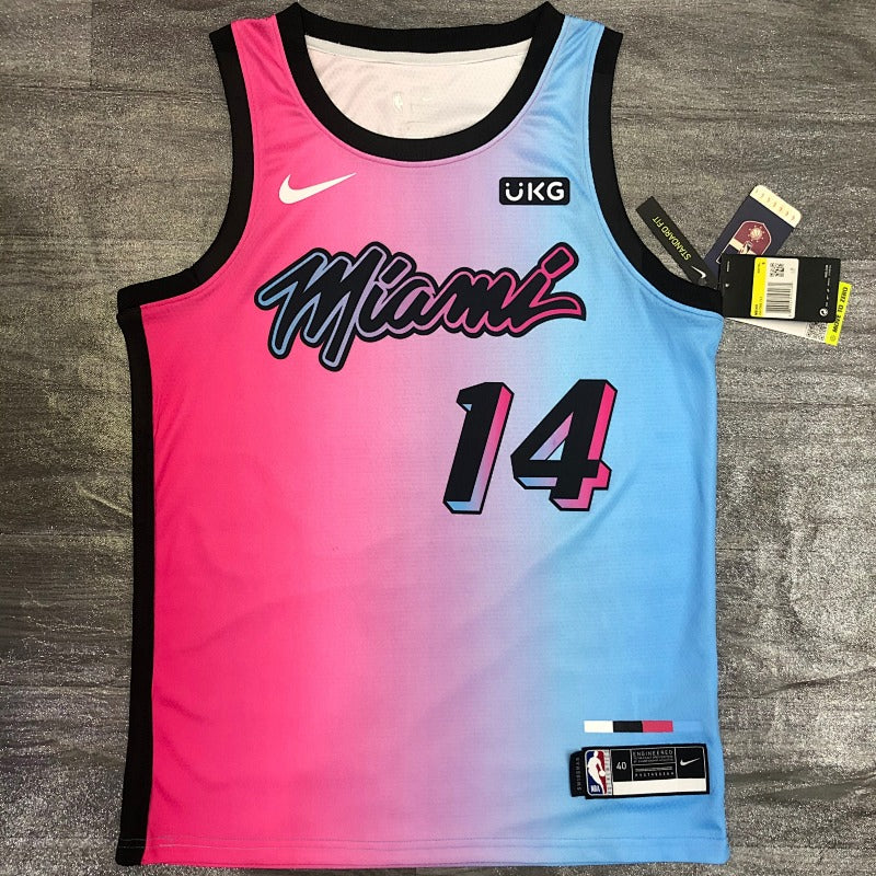 Maillot Miami Heat City Edition 2020-21 ViceVersa - Rose et bleu