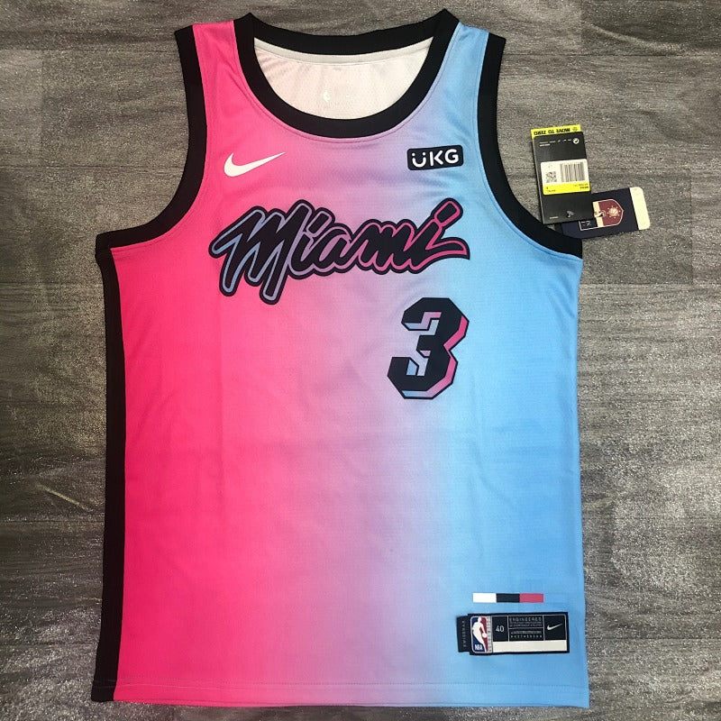 Maillot Miami Heat City Edition 2020-21 ViceVersa - Rose et bleu