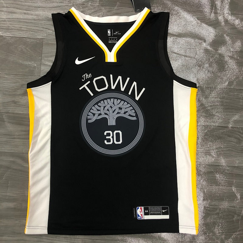 Maillot Golden State Warriors City Edition 2018-19 The Town - Noir