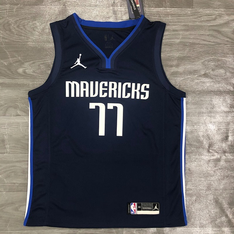 Maillot Dallas Mavericks Statement Edition Retro - Bleu marine