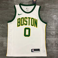 Maillot Boston Celtics City Edition 2018-19 - Blanc et or